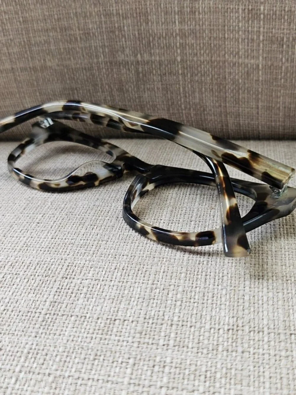 Warby Parker Women Eyeglasses Frame Gray Tortoise Eyewear CASPAR 245 Glasses